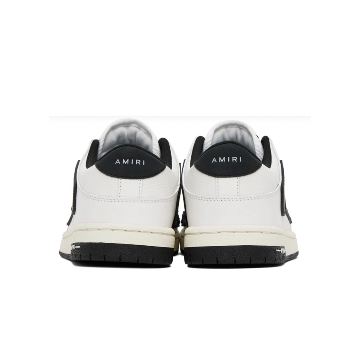 AMIRI Skel Top Low "White Black White"