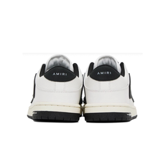 AMIRI Skel Top Low "White Black White"