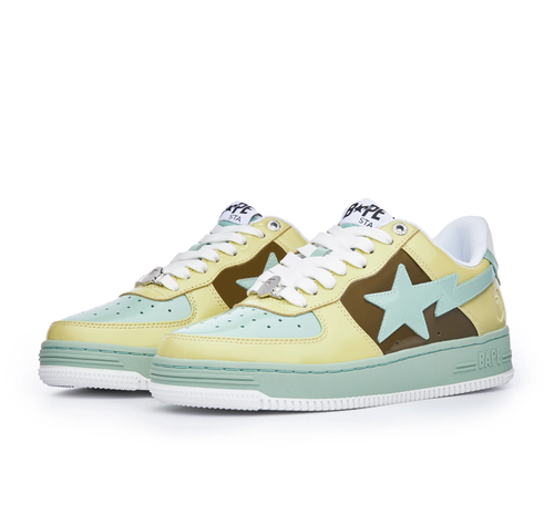 A Bathing Ape Bape Sta "Light Green Yellow"