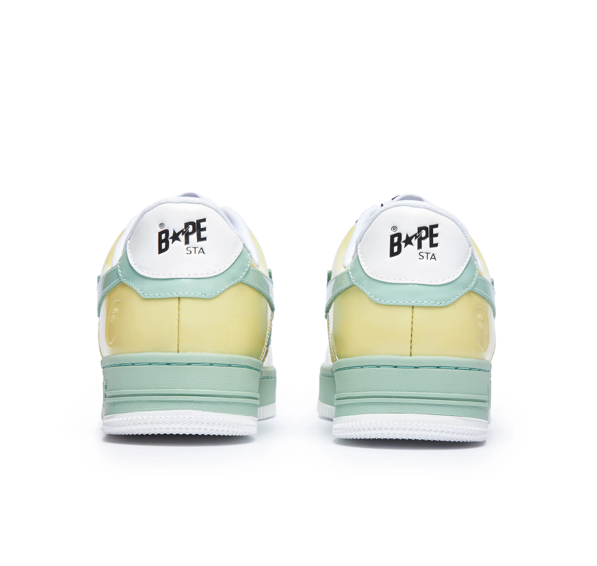 A Bathing Ape Bape Sta "Light Green Yellow"