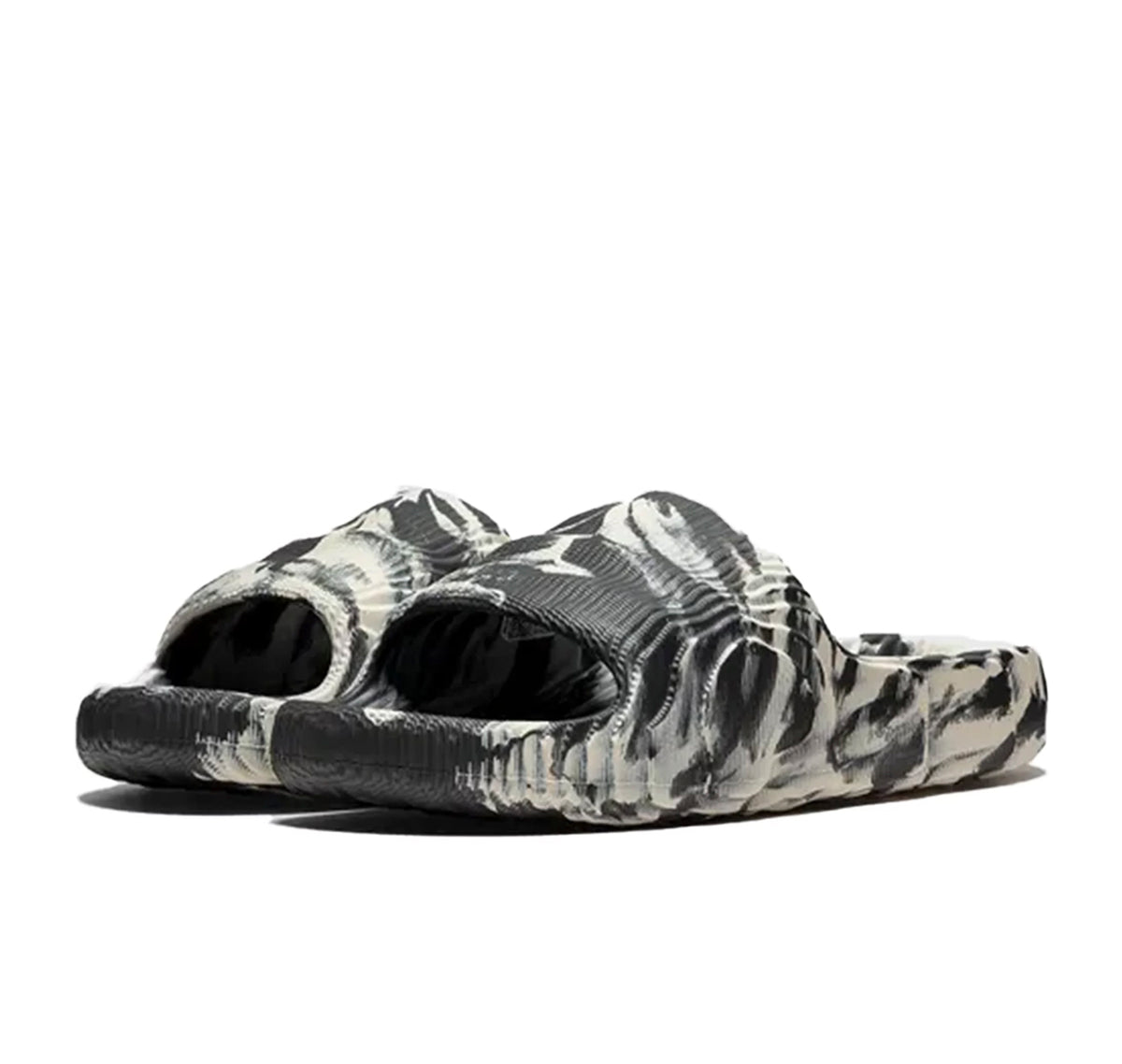 Adidas Adilette 22 Slides "Carbon Aluminum"
