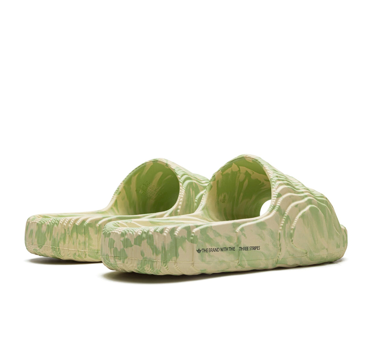 Adidas Adilette 22 Slides "Magic Lime St Desert Sand"