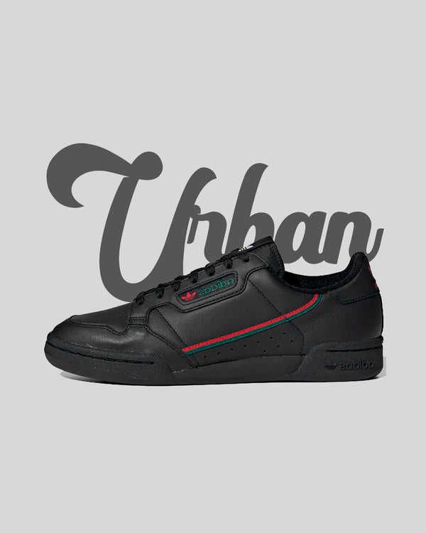 Adidas Continental 80 Black Scarlet Green