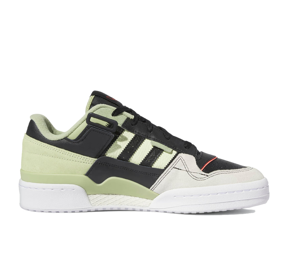 Adidas Forum Exhibit Low "Core Black Almost Lime Magic Lime"
