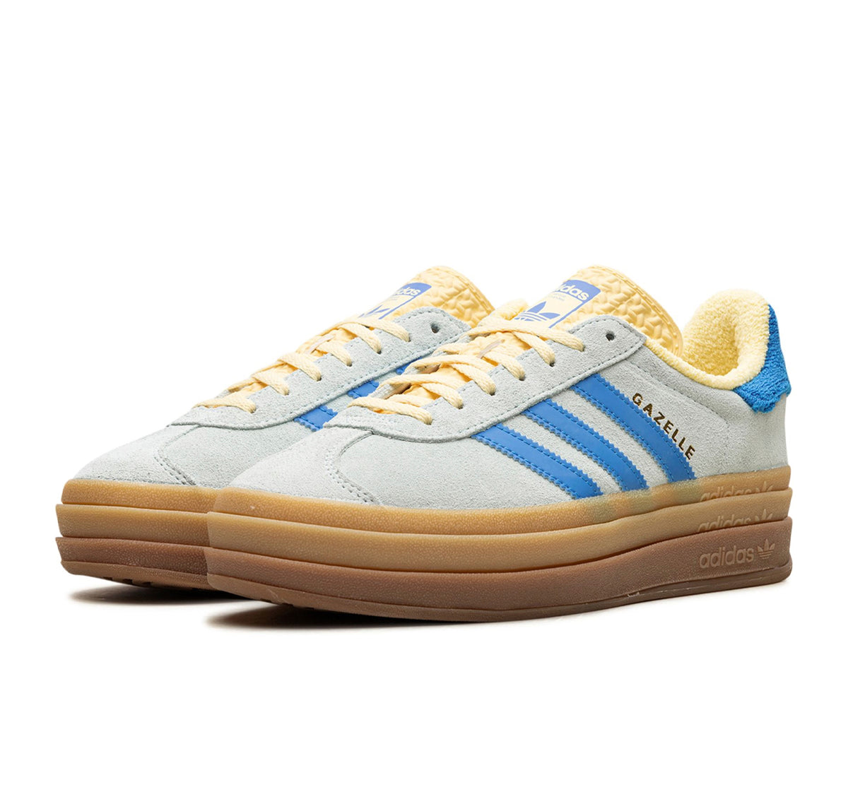 Adidas Gazelle Bold "Almost Blue Yellow"