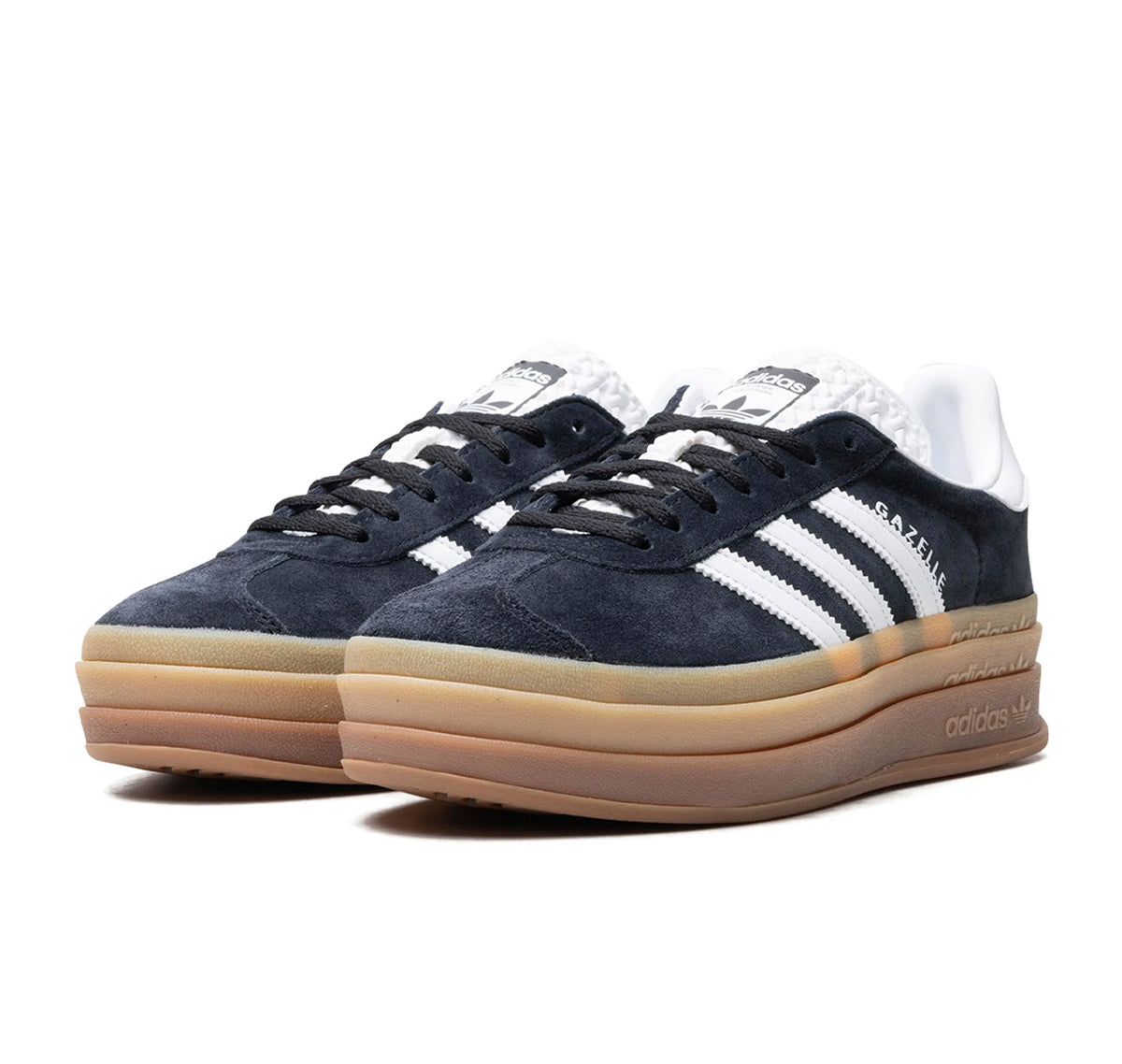 Adidas Gazelle Bold "Black White Gum"