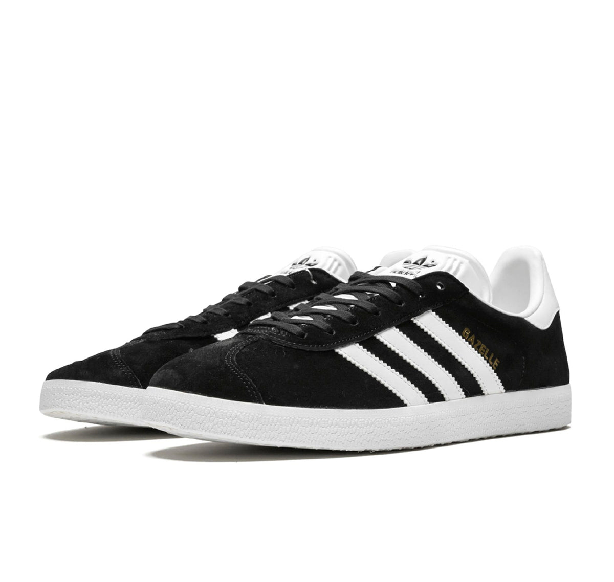 Adidas Gazelle "Core Black Cloud White Gold"