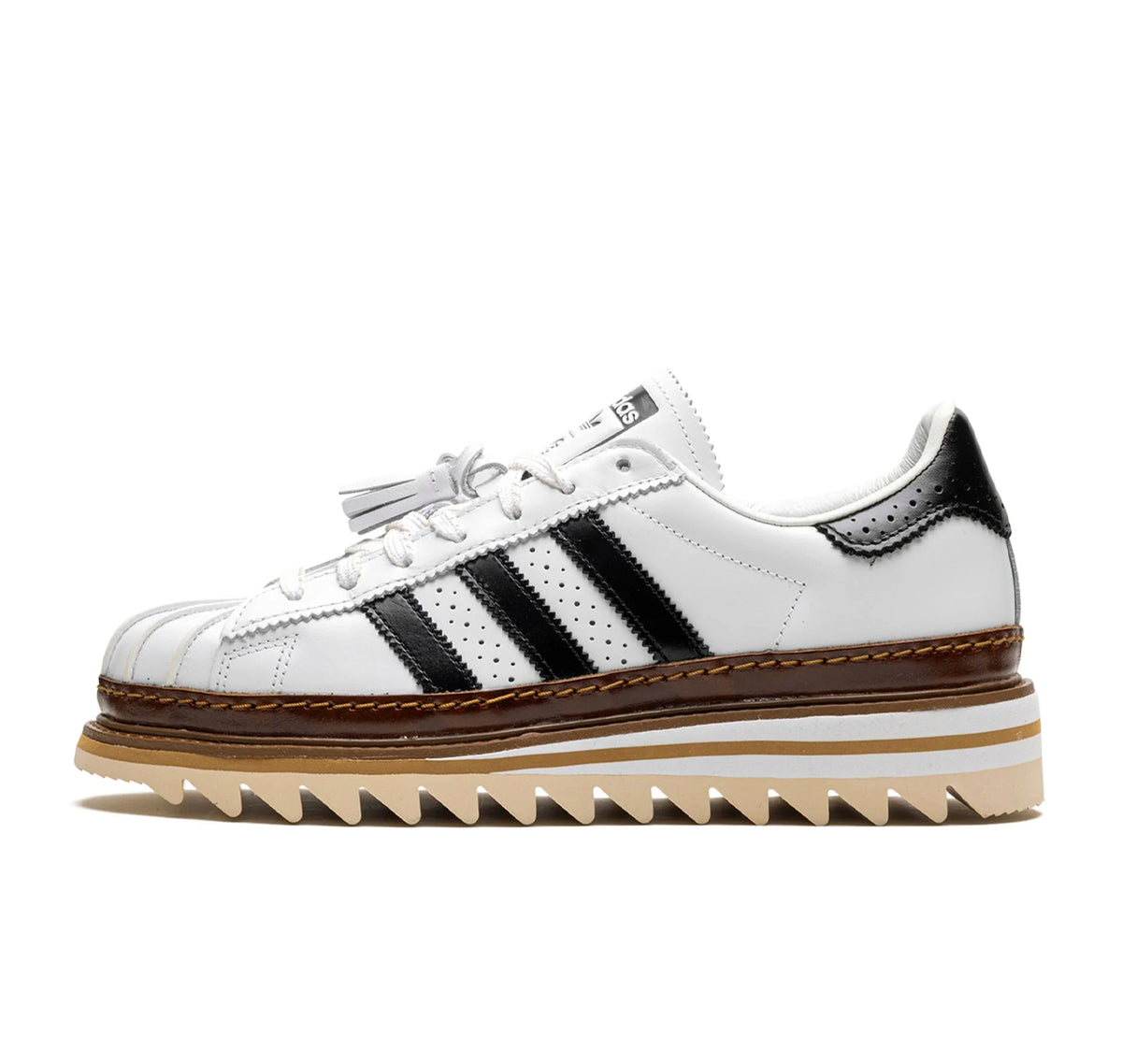 Adidas Superstar "CLOT By Edison Chen White Crystal Sand"