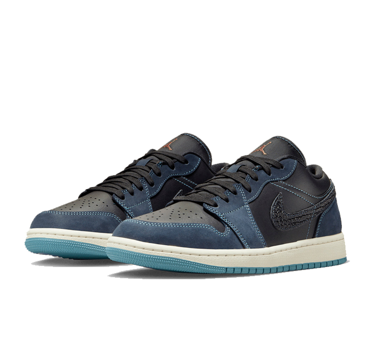 Air Jordan 1 Low "Black Dark Obsidian"