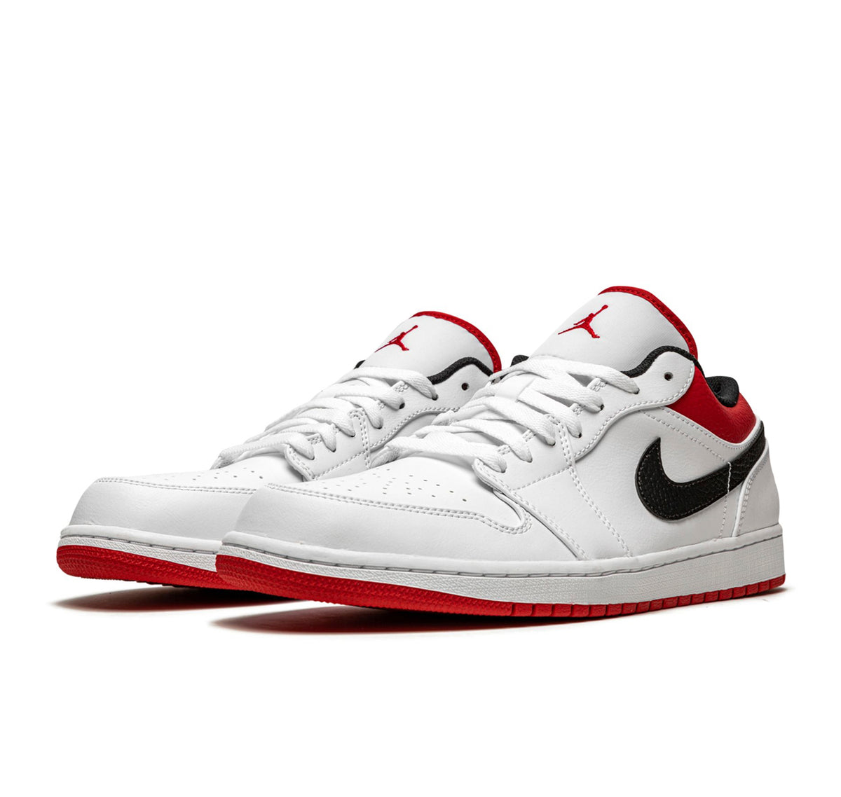Air Jordan 1 Low "White University Red Black"