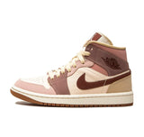 Jordan 1 Mid "Brown Pink"