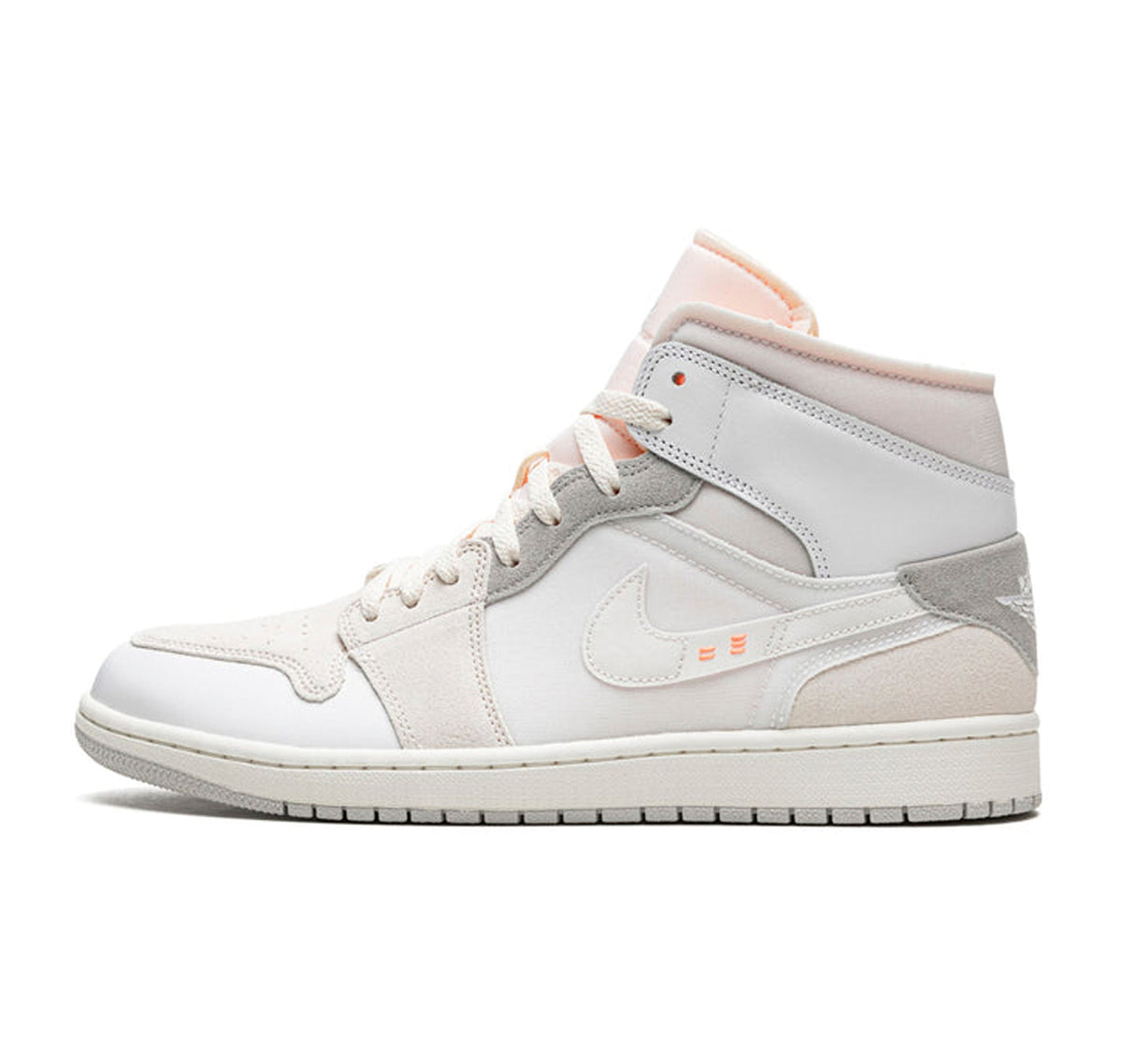 Air Jordan 1 Mid Craft "Inside Out White Grey"