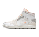 Air Jordan 1 Mid Craft "Inside Out White Grey"