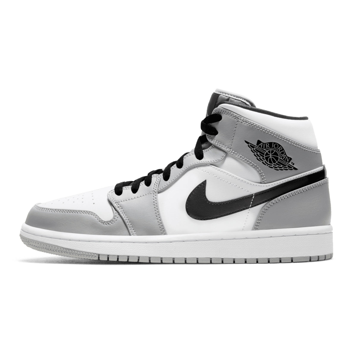 Jordan 1 Mid "Light Smoke Grey"