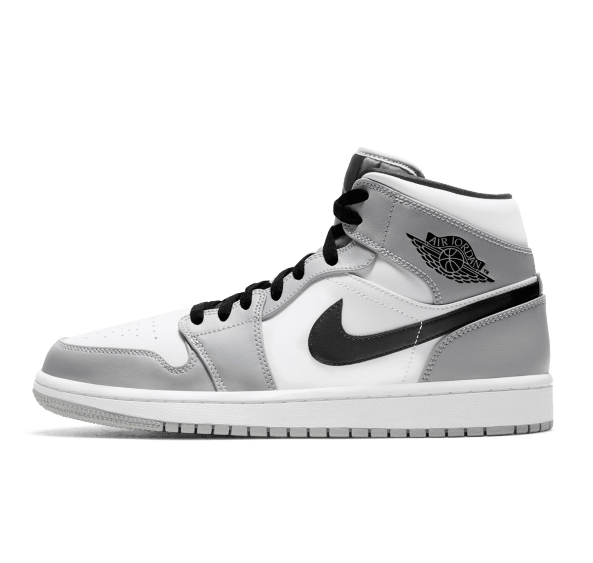 Jordan 1 Mid "Light Smoke Grey"