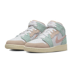 Air Jordan 1 Mid Pink Oxford