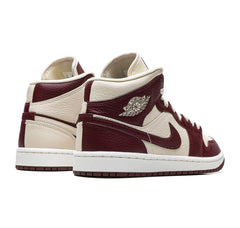 Air Jordan 1 Mid "Split Beach Cherrywood Red"