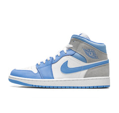 Jordan 1 Mid "University Blue Grey"