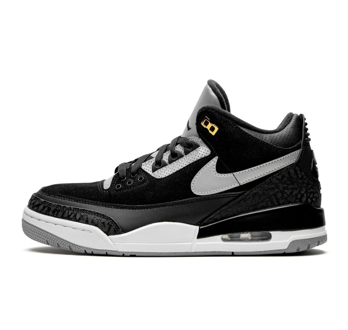 Jordan 3 Retro "Tinker Black Cement Gold"