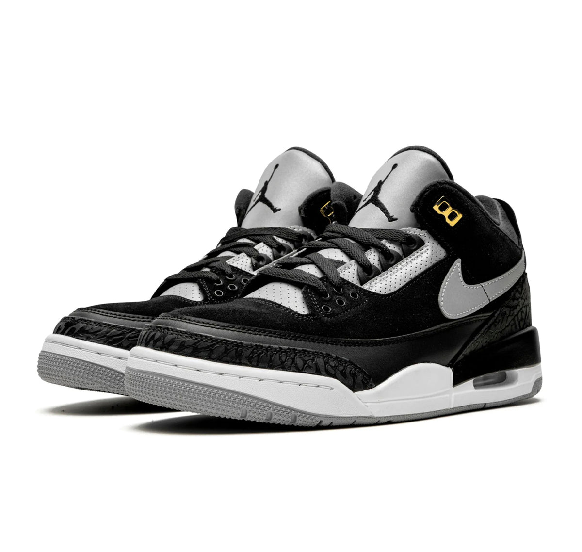 Jordan 3 Retro "Tinker Black Cement Gold"