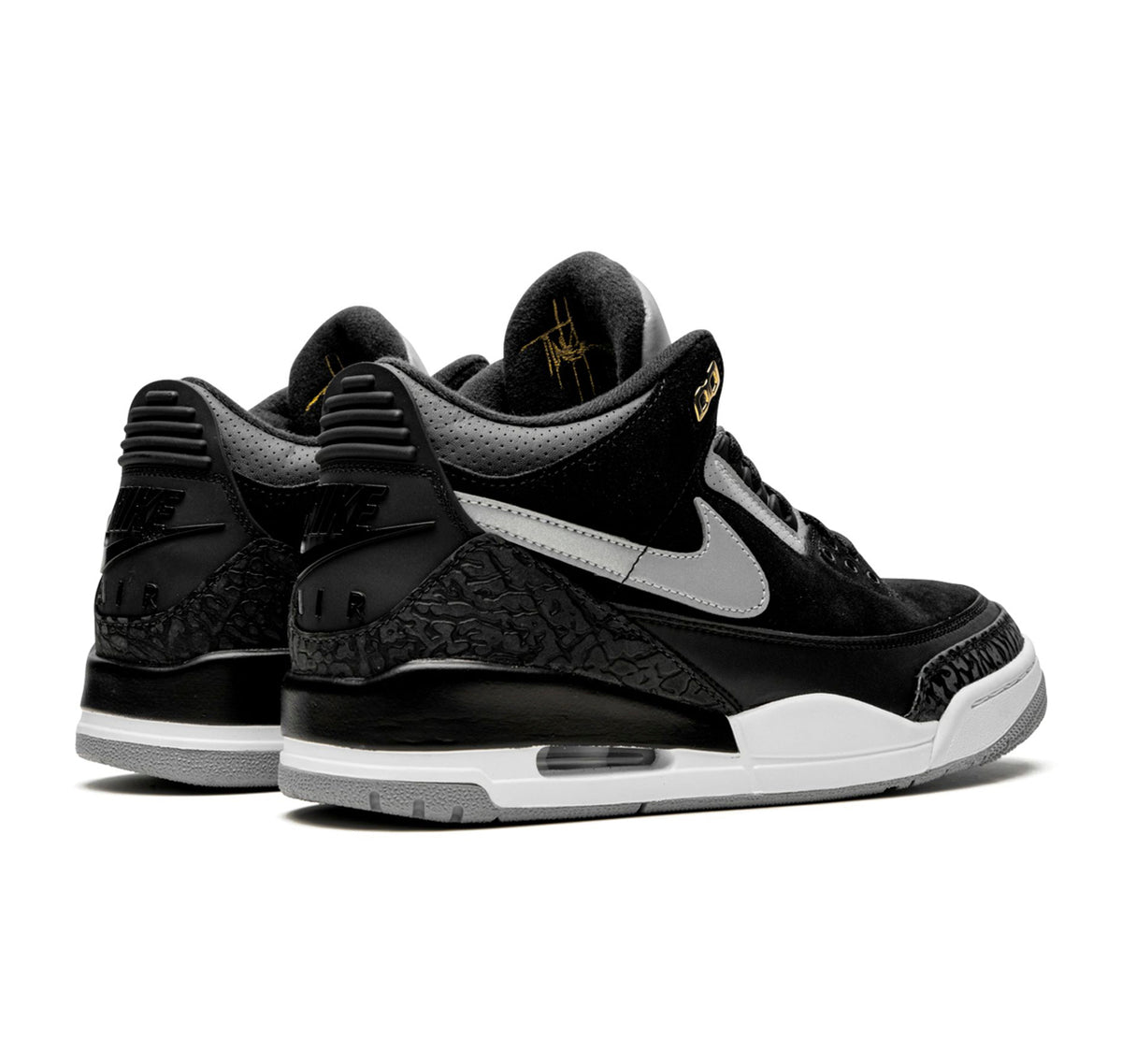 Jordan 3 Retro "Tinker Black Cement Gold"
