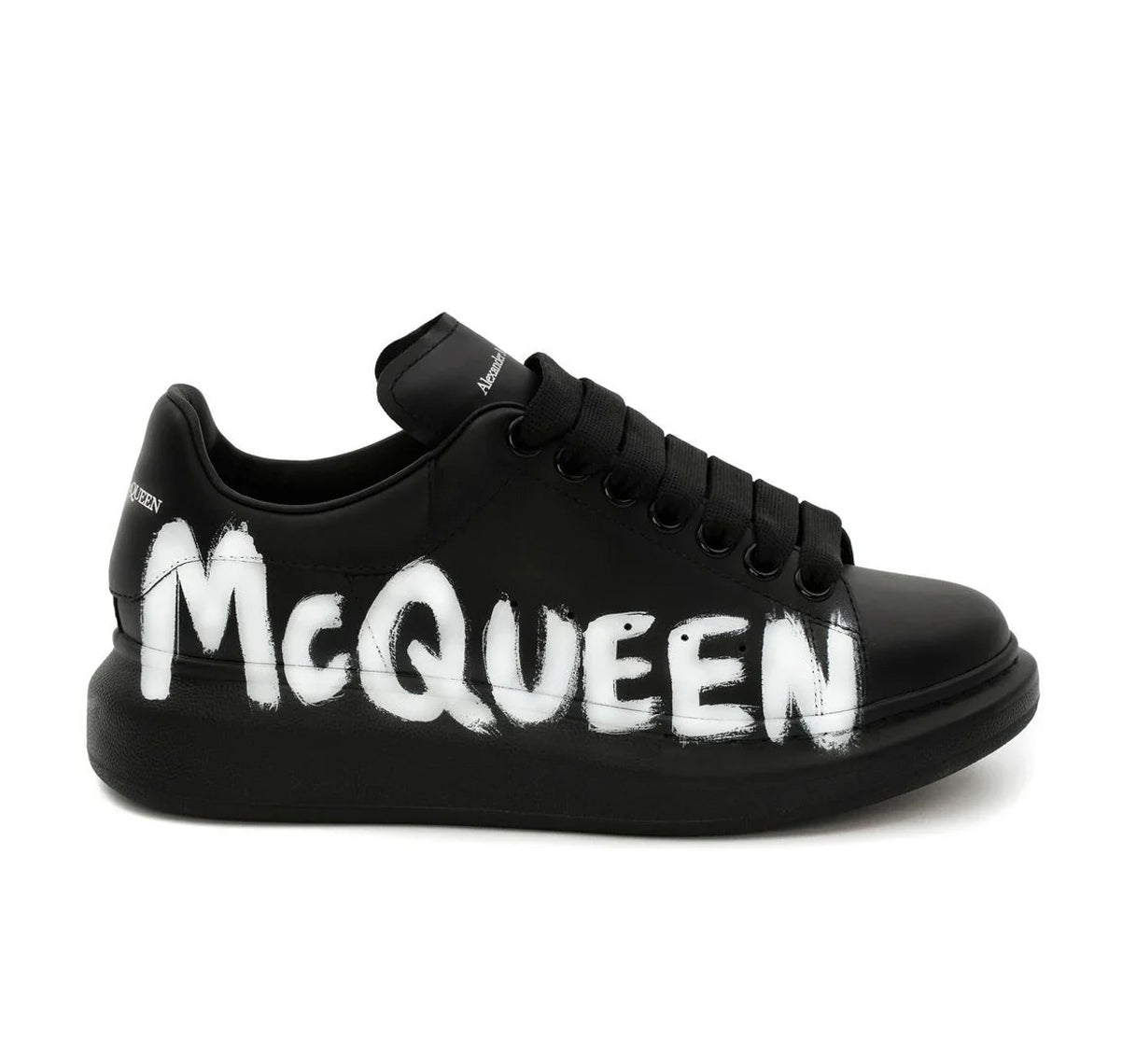 Alexander McQueen Oversized "Graffiti Black White"