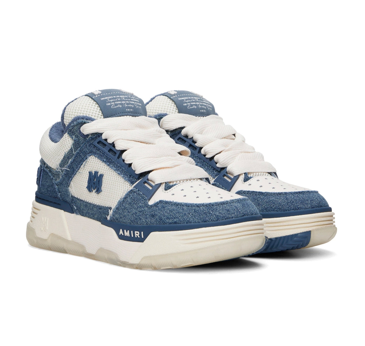 Amiri MA-1 Indigo & White Vintage