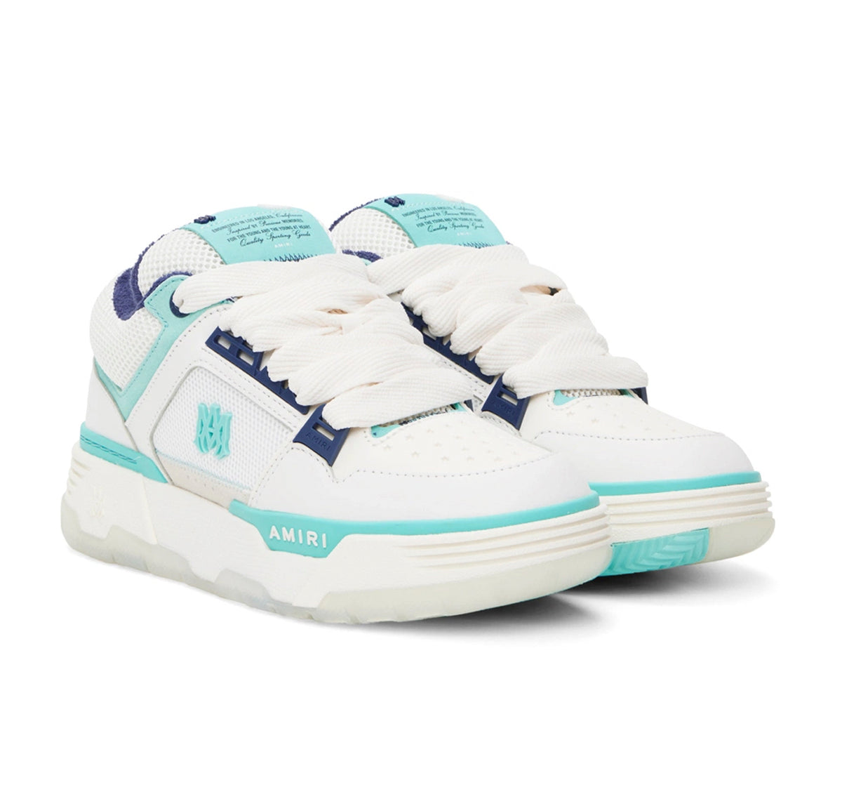 Amiri Ma-1 Blue and White