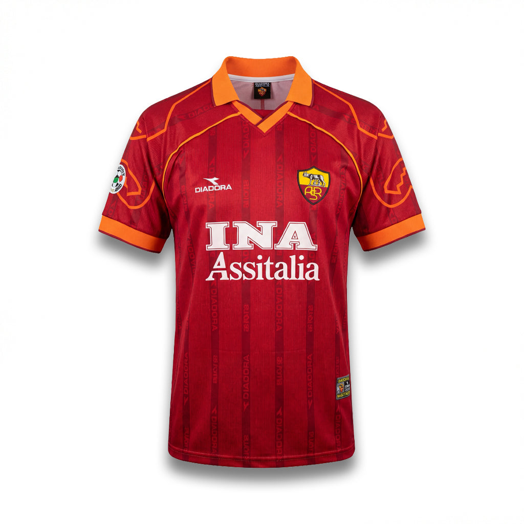 As Roma 1999/00 Camiseta Local Retro