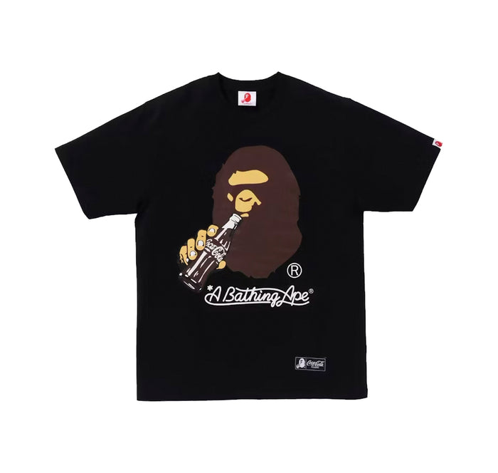BAPE x Coca-Cola Ape Head Tee Black