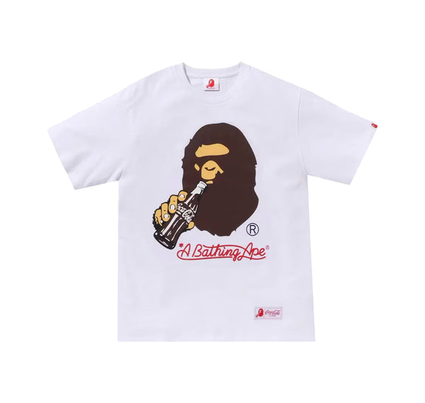 BAPE x Coca-Cola Ape Head Tee White