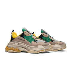 Balenciaga Triple S Beige Green Yellow