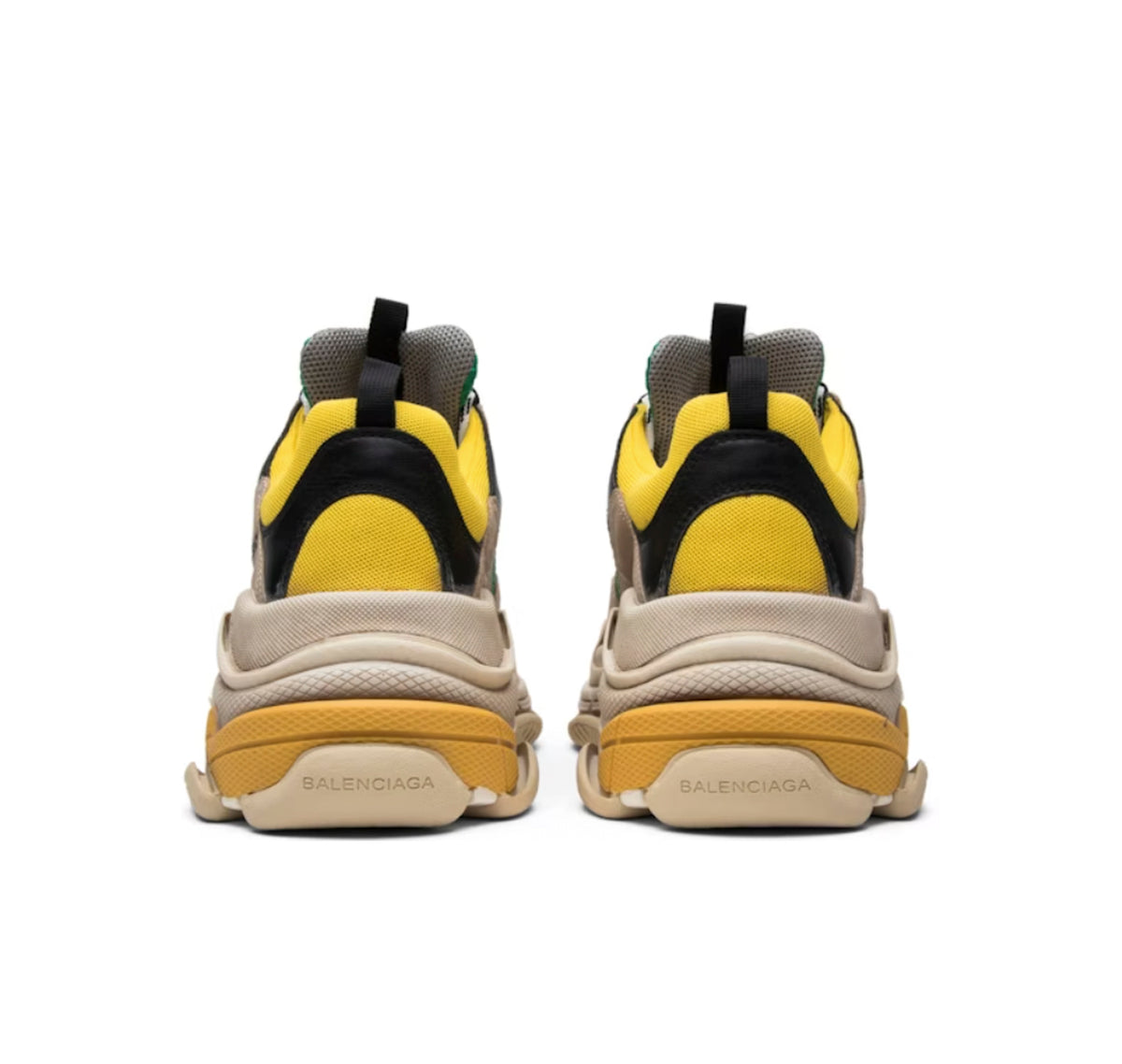 Balenciaga Triple S Beige Green Yellow