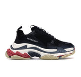 Balenciaga Triple S "Black White Red"