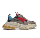 Balenciaga Triple S Grey Red Blue