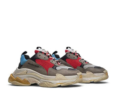 Balenciaga Triple S Grey Red Blue