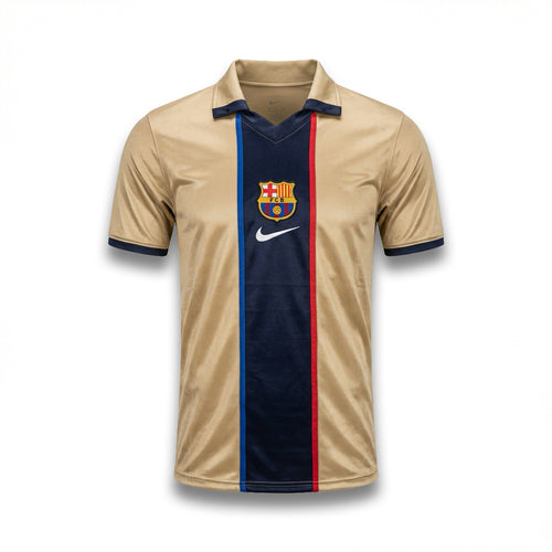 Barcelona 2001/02 Camiseta Visita Retro