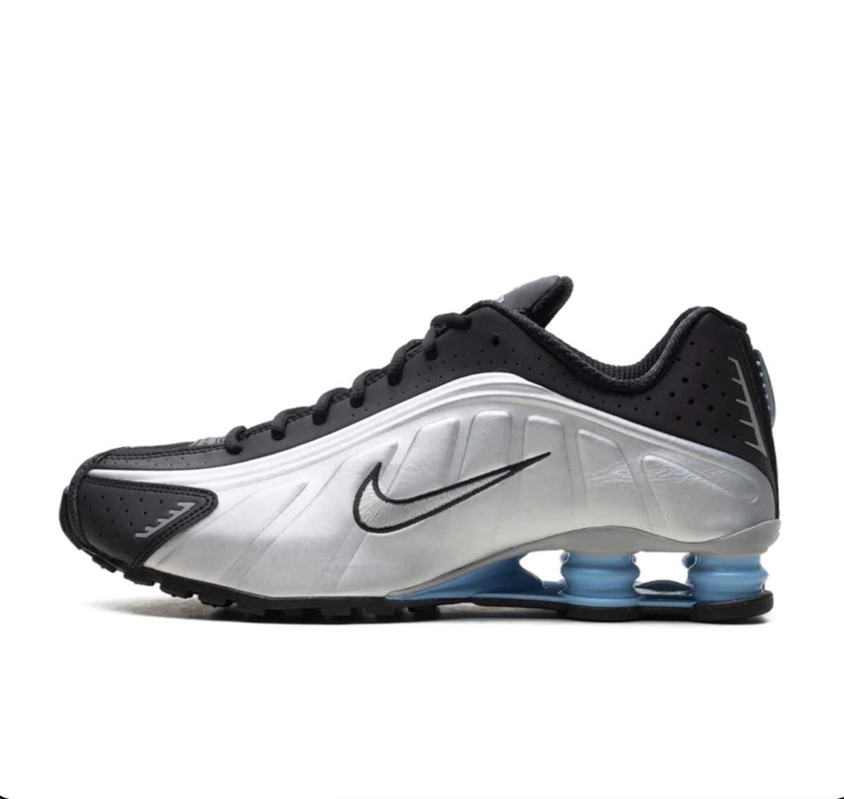 Nike Shox R4 "Metallic Silver Black Psychic Blue"