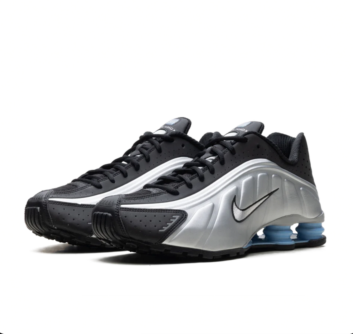 Nike Shox R4 "Metallic Silver Black Psychic Blue"