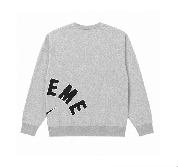 Supreme x Nike Arc Crewneck “Heather Grey” - vista alterna