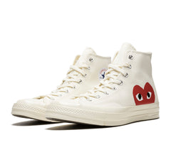 Converse Chuck Taylor All Star 70 Hi "Comme des Garcons PLAY White"