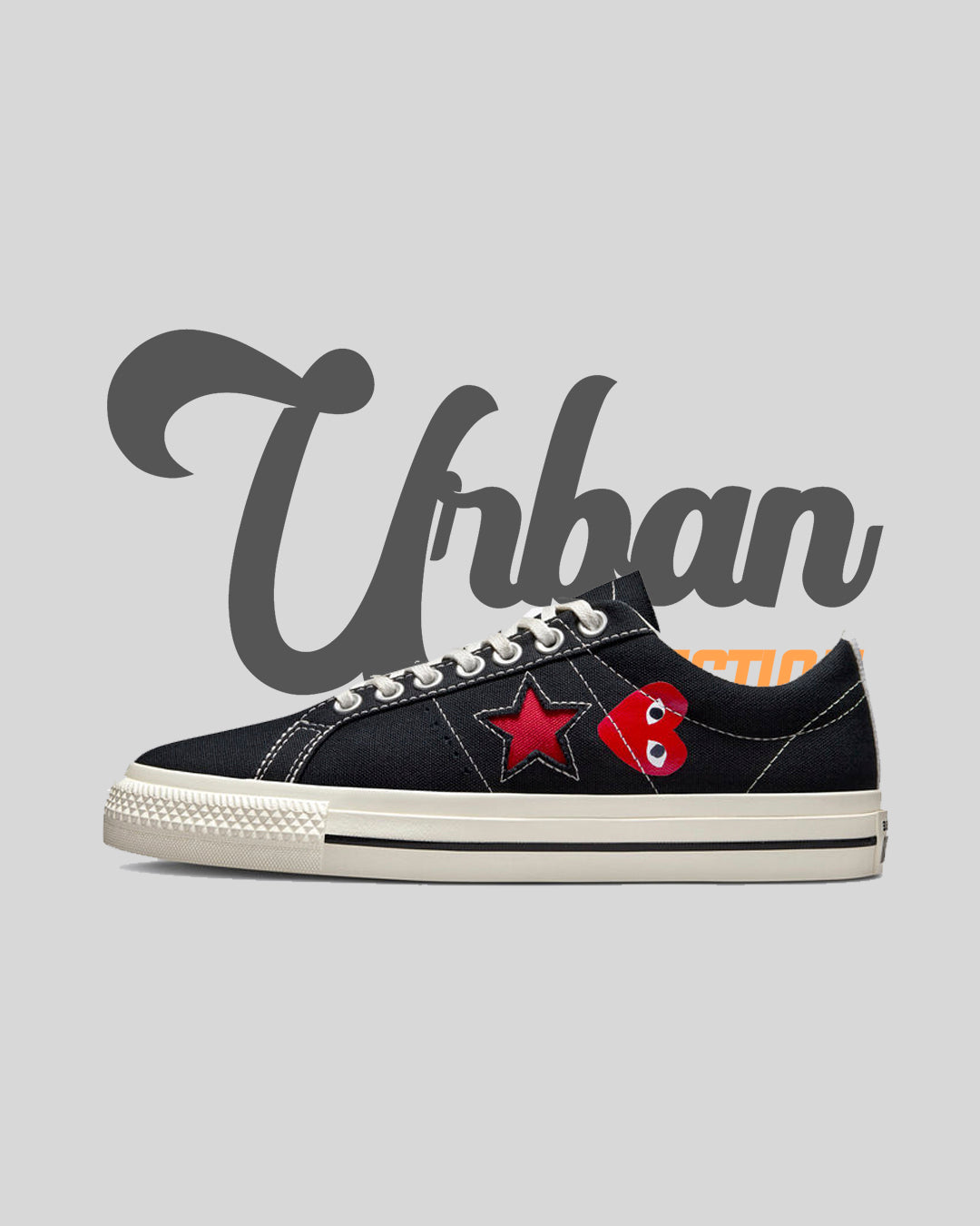 Converse One Star Ox Comme des Garcons PLAY Black