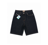 Corteiz Denim Shorts “Raw Black Contrast Stitch”