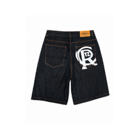 Corteiz Denim Shorts “Raw Black Contrast Stitch” - foto 2