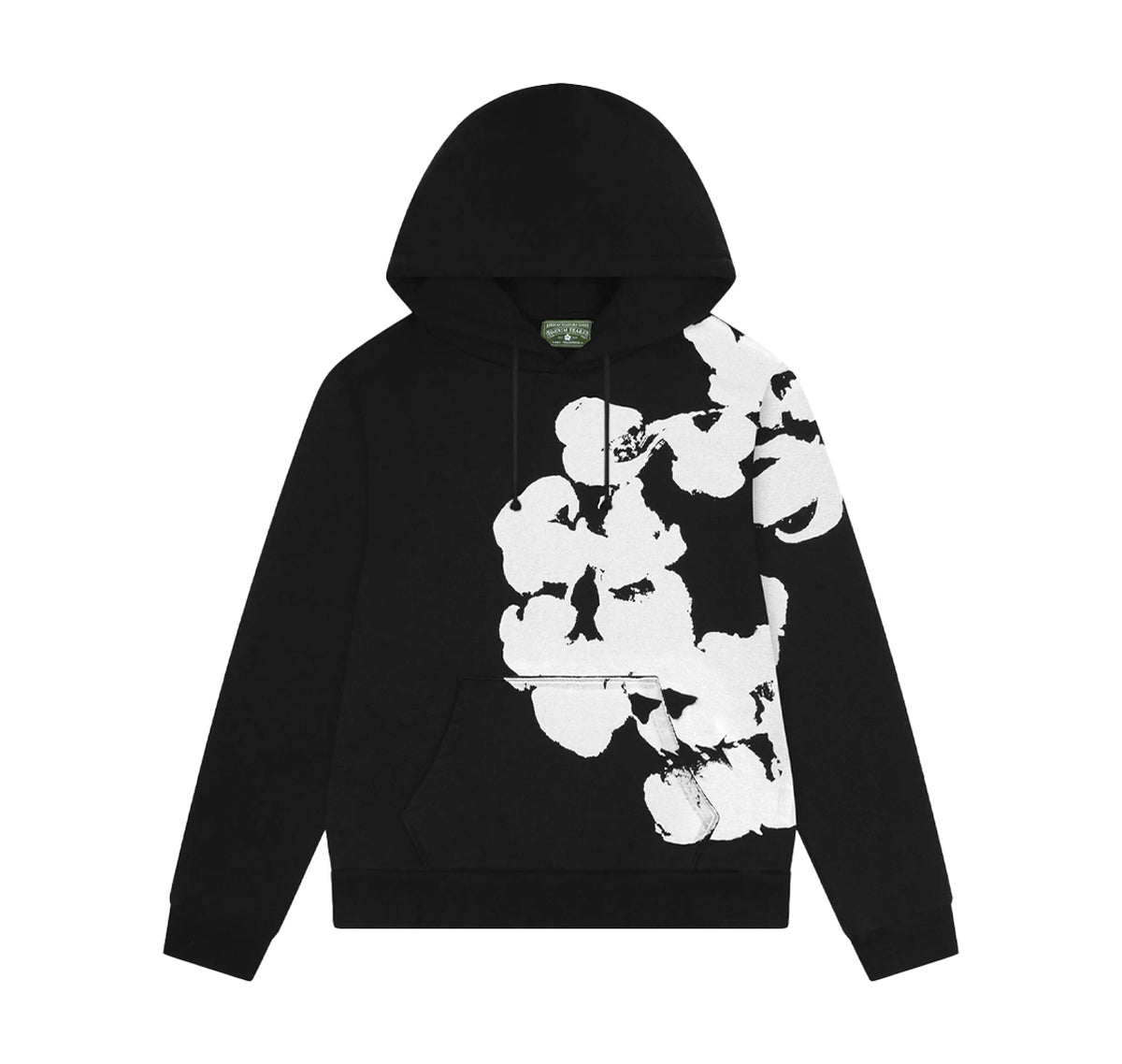 Denim Tears Big Cotton Wreath Sweatshirt Black