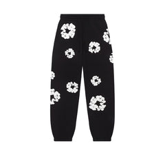 Denim Tears The Cotton Wreath Sweatpants Black