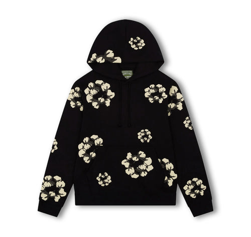 Denim Tears x CPFM Cactus Tears Wreath Hoodie Black