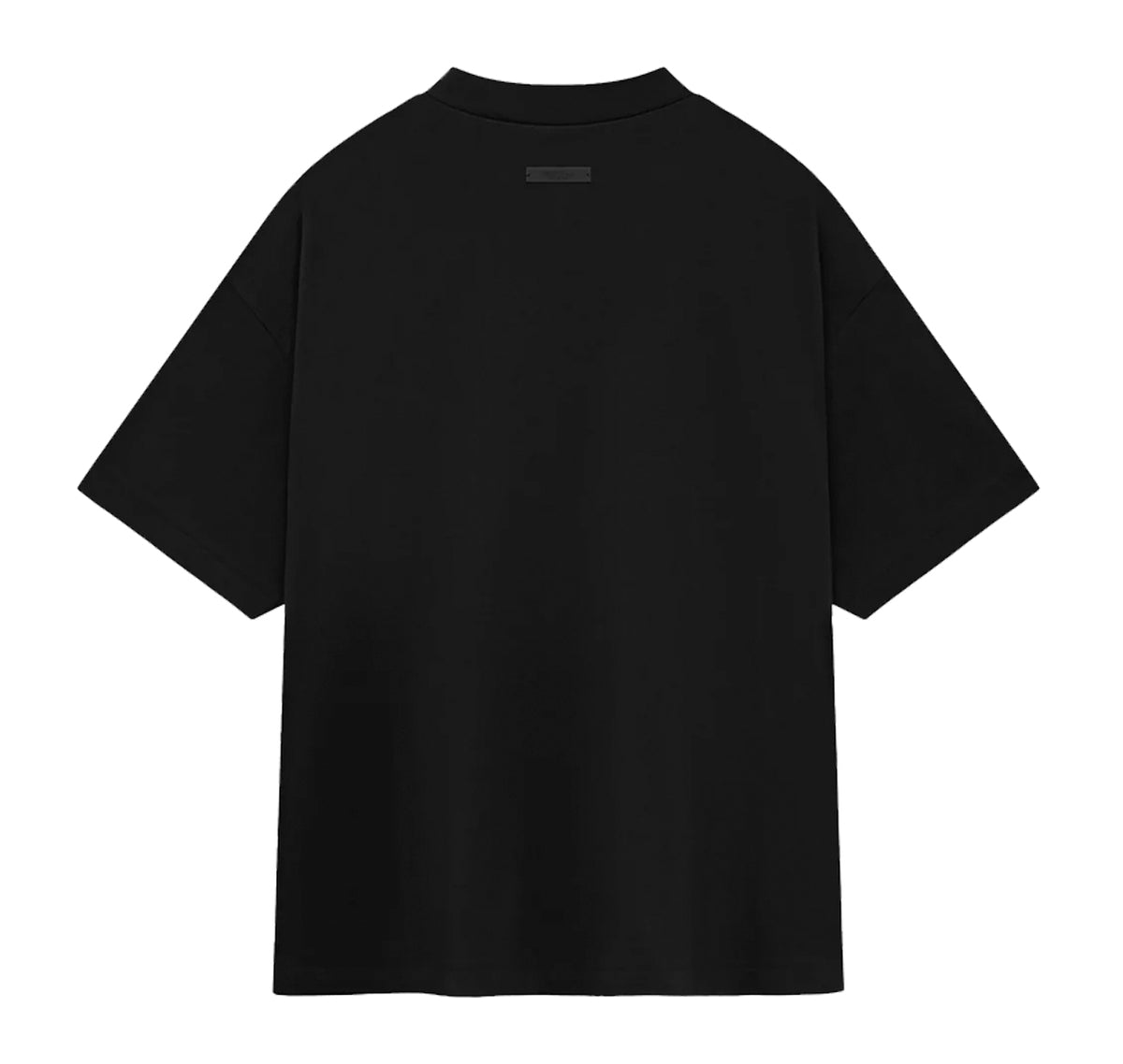 Fear of God Essentials Crest Logo Jersey Crewneck Tee Black (FW24)