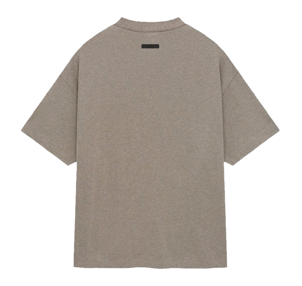 Fear of God Essentials Crest Logo Jersey Crewneck Tee Heather Grey (FW24)