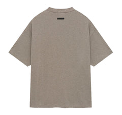 Fear of God Essentials Crest Logo Jersey Crewneck Tee Heather Grey (FW24)